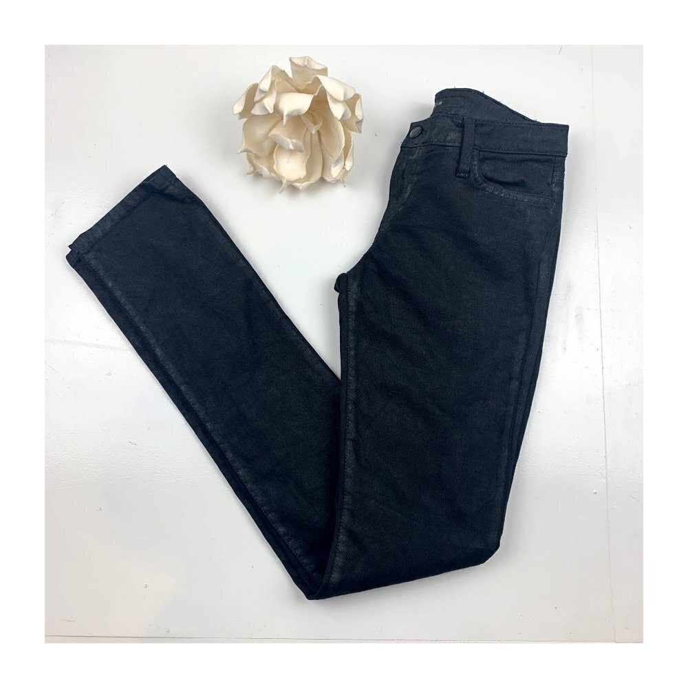 Joe's Jeans Cigarette Fit Jeans Distressed Black Wash Women's Size 26